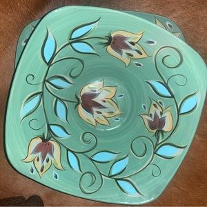 Large bowl and plate set
